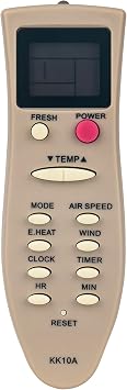 KK10A Replace AC Remote Control Compatible with Changhong Air Conditioner