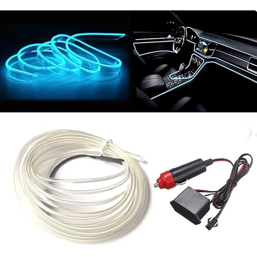 AutoBizarre Ice Blue EL Wire 5 Meters