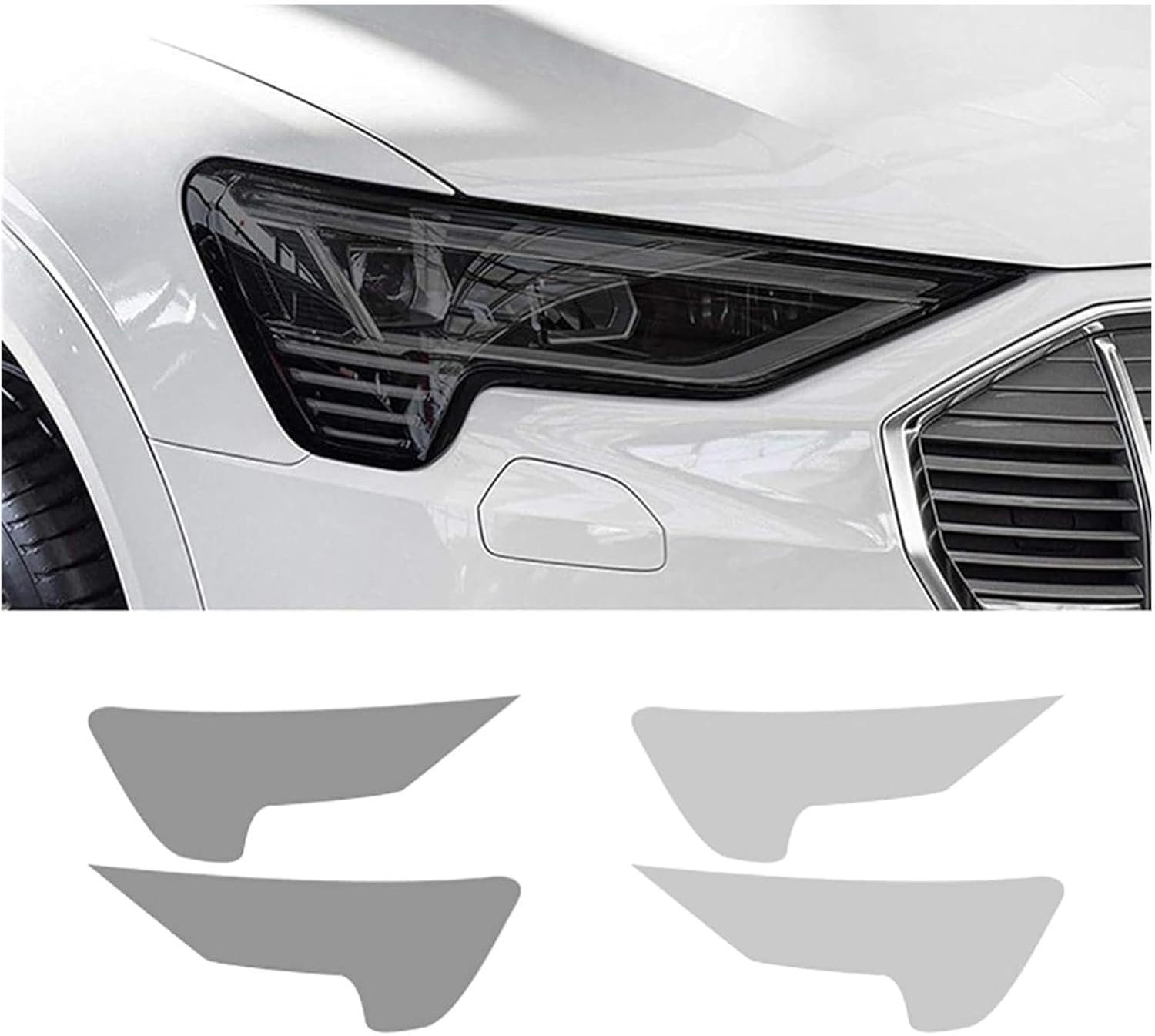 SamLng Car Front Light Film for Etron 55 Quattro 2019 2020 Headlight Protection Sticker Car Front Headlamp Protection Film car Lights Film Headlight Anti-Scratch Non-Yellowing Protective Film