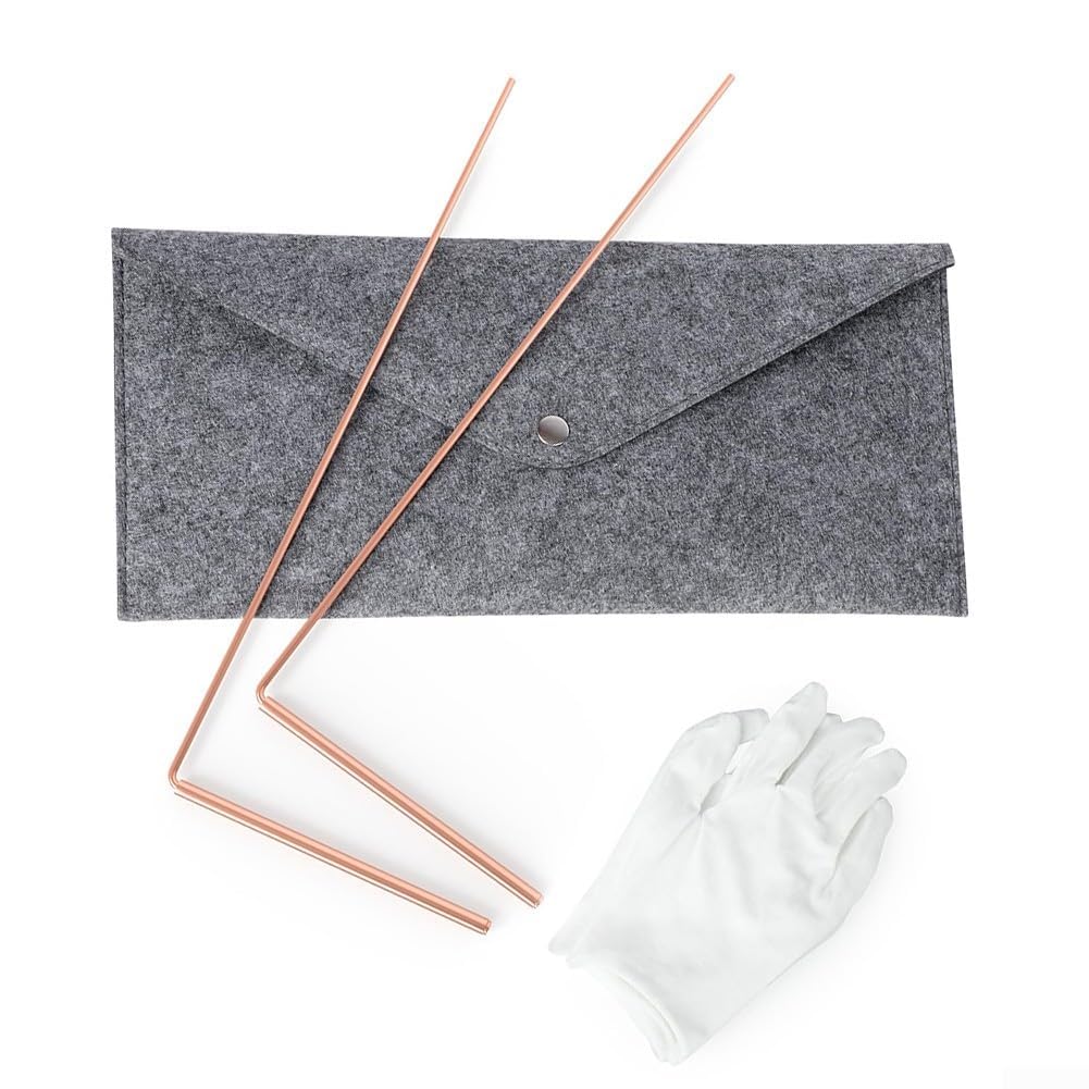 Kit Radiesthésie Pendule + Tiges Cuivre + Tapis Divination - Outils Spirituels & Énergétiques