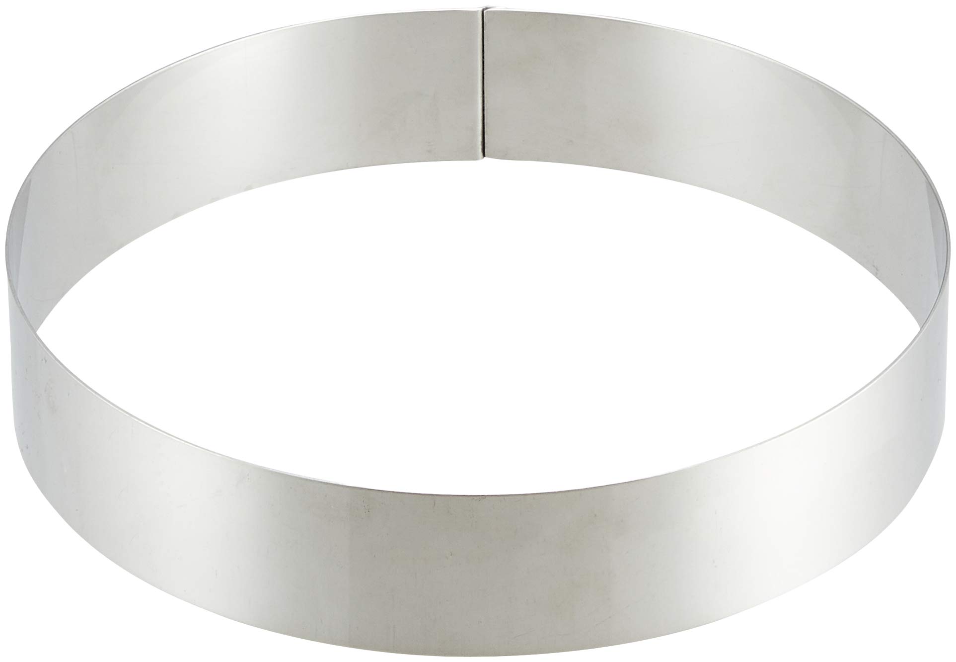 ???? Endo Shoji WPZ04008 Commercial Pan Pizza Ring, For 8 Inches, 18-0 Stainless Steel, Made in Japan