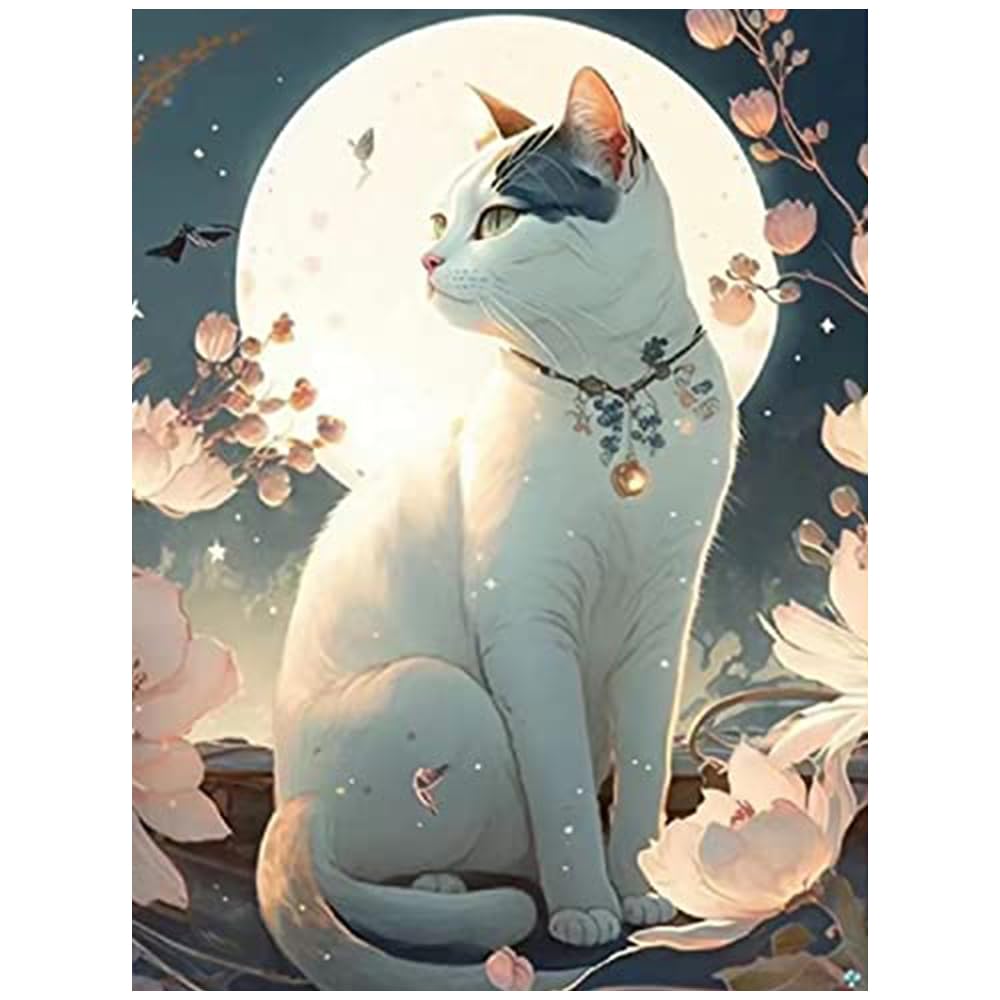 Hiuyavy 10 Diamond Painting Kits, 5D Full Drill Animal Gem Art Kits, Crystal Cross Stitch Craft, Crystal Rhinestone Embroidery Diamond Diy Paintings For Home Wall Decor 30X40cm