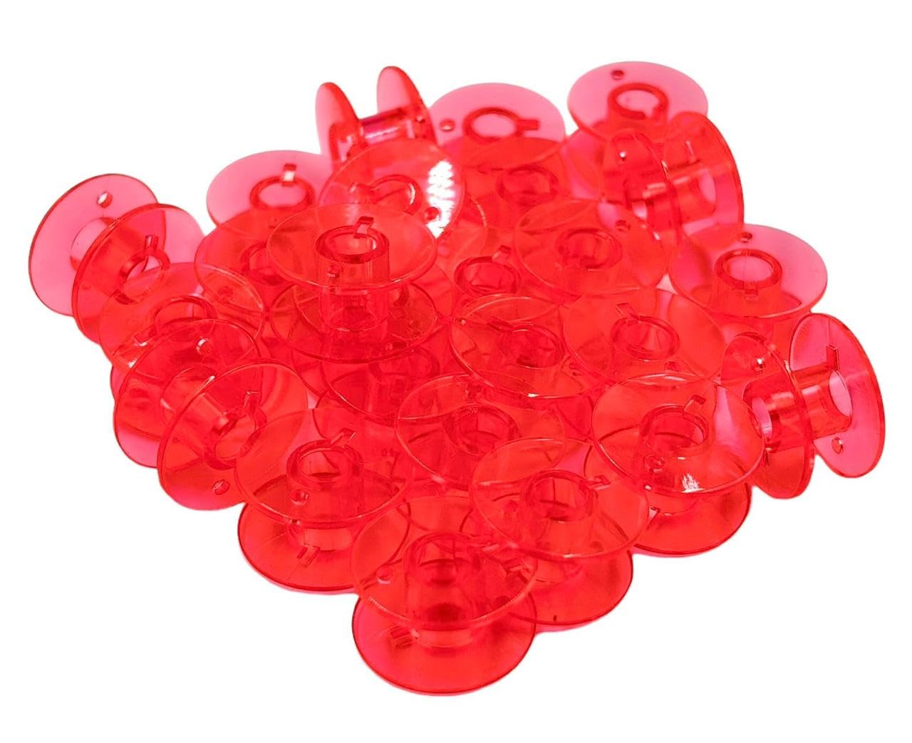 Zenith Pink+Black (10+10) Imported Plastic Bobbins for All Domestic Automatic and Manual Sewing Machines.Suitable for Models Like Singer, Usha Janome, Brother, Rajesh. — Amazon image 2
