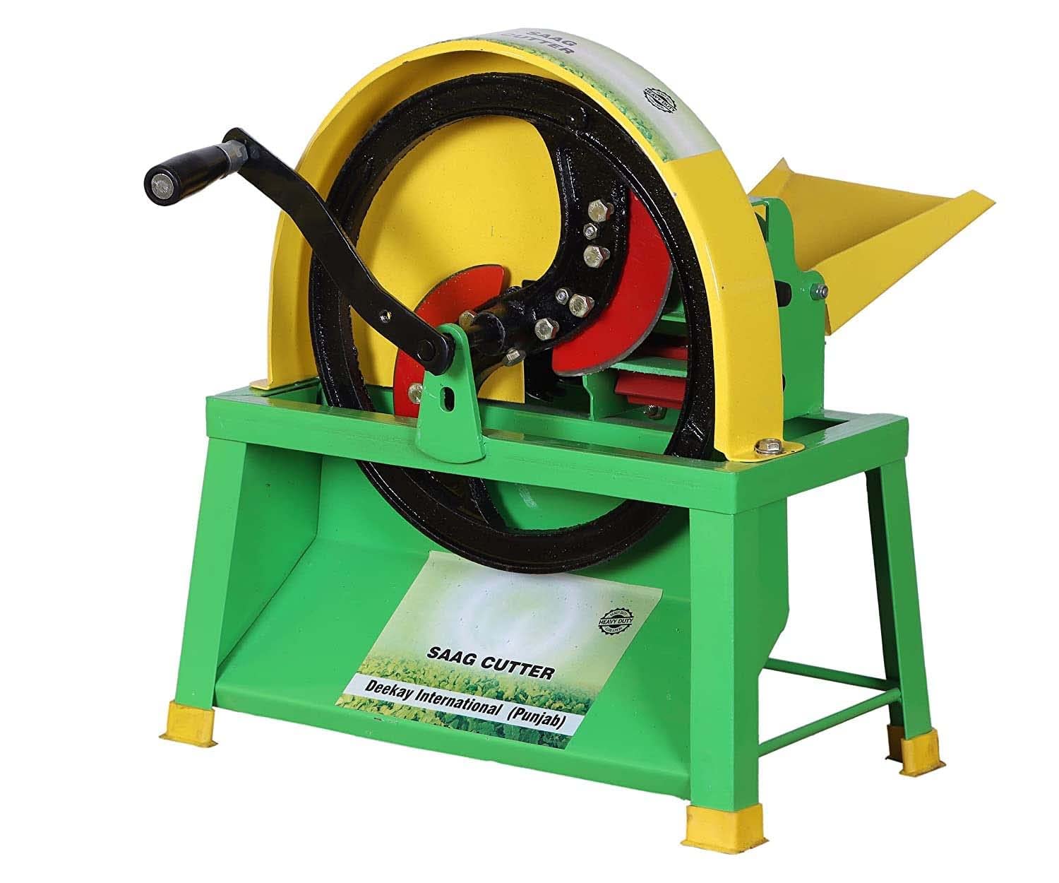 Dymon Chopper/Chopper for Kitchen/Vegetable Chopper/Vegetable Cutter Chopper/Palak/Leaves Cutter Export Quality for Home and Business People (Manual Toka), Green