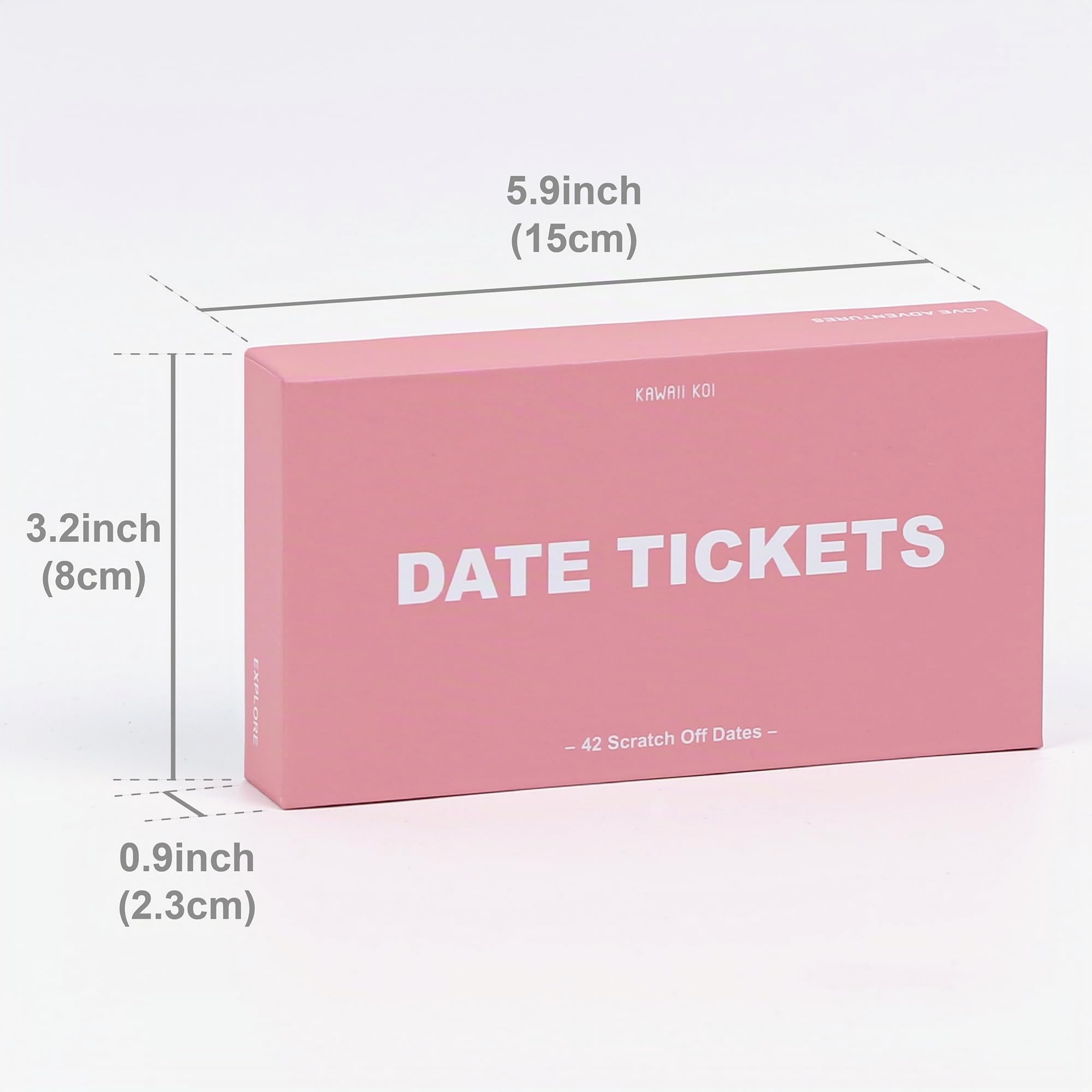 KAWAII KOI 42 ideas para rascar para citas nocturnas para parejas, juegos divertidos y románticos para citas, aventuras únicas, regalos perfectos para parejas, boda para él, ella, esposa o esposo