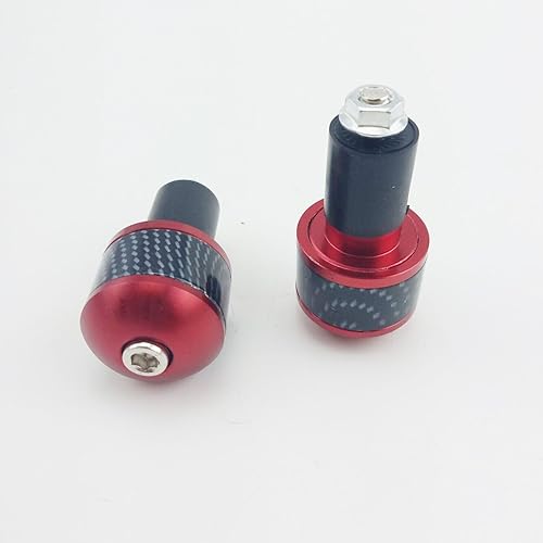 Miniatura 4 de OKSTNO 78 "extremos de la barra de la motocicleta de fibra de carbono manillar Grips Tapones - Se adapta a Kawasaki Suzuki Yamaha Ducati