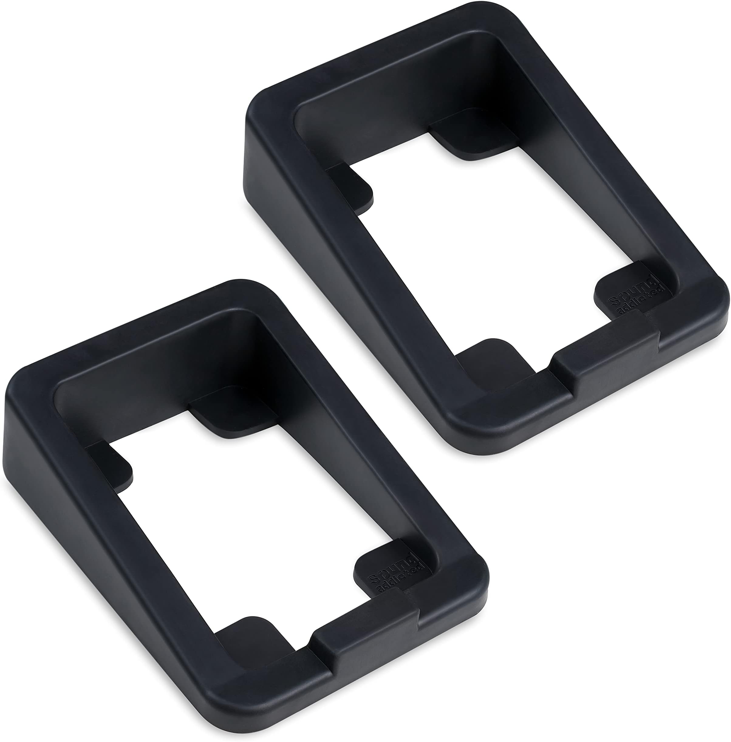 Sound Addicted DSS - Universal Silicone Desktop Speaker Stands for 3'' to 5'' Speakers or Studio Monitors (Pair)