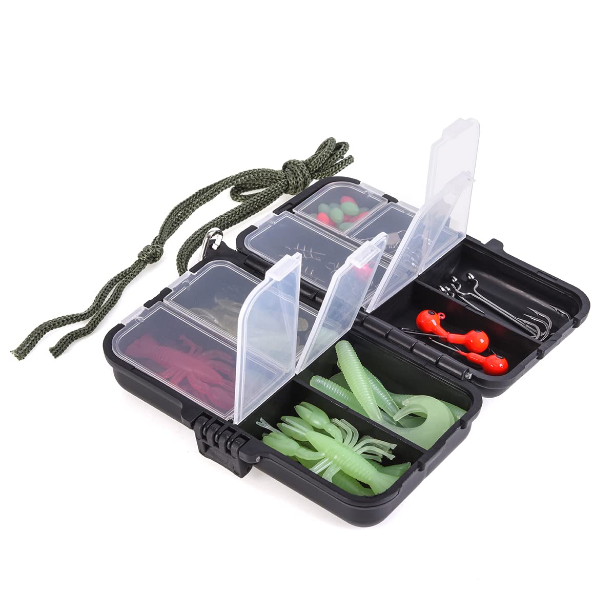 Kit Canne Télescopique LEOFISHING Pour Enfants – 130 Cm, Moulinet, Leurres Et Sac – Idéal Débutant, Bleu