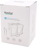 Vista 7 de Kastar Paquete de 4 baterías LP-E12 y cargador cuádruple compatible con Canon EOS 100D, EOS M, EOS M2, EOS M10, EOS M50, EOS M50 Mark II, EOS M100