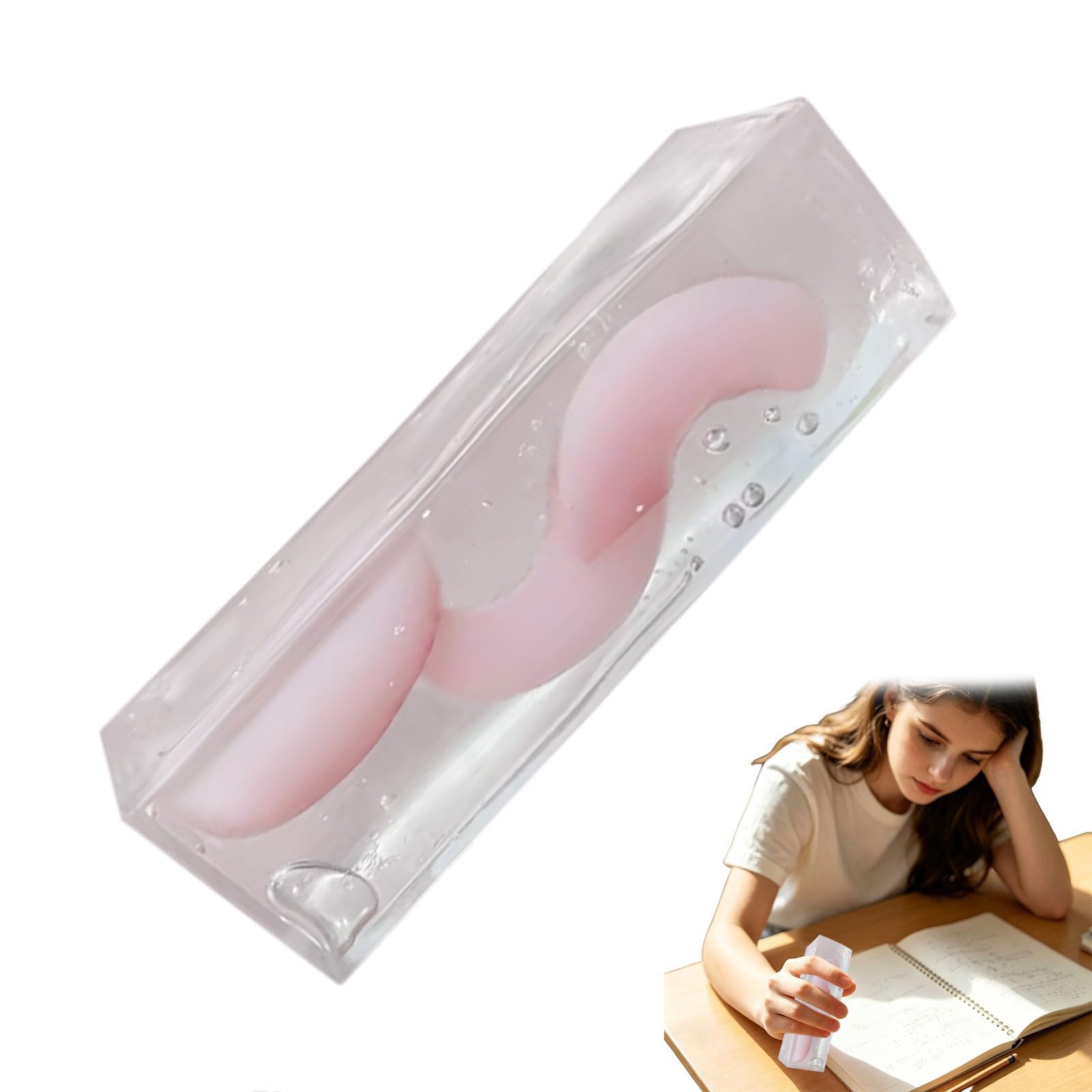 Crunchy Squishy ASMR Stress Relief Squeeze (Pink)