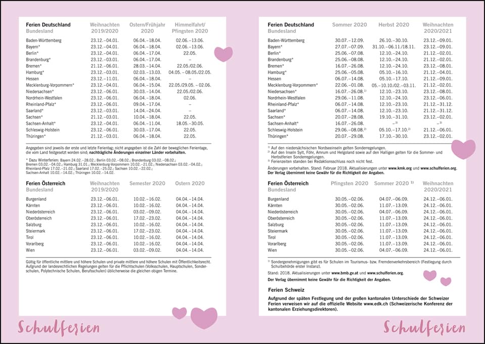 Pailletten Smiley Schülerkalender A5: Von August 2019 bis Dezember 2020. Taschenkalender 2020. 17-Monate Wochenkalendarium. gebunden. Format 15,2 x ... 17 Monate. Von August 2019 bis Dezember 2020.