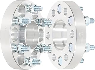 SCITOO 1" 2X 6x4.5 to 6x4.5 66.1mm Wheel Spacers Hubcentric 6 Lug Compatible with 2005-2014 for Frontier Wheel Spacers for Pathfinder Wheel Spacers for Xterra Wheel Spacers 12x1.25 Studs