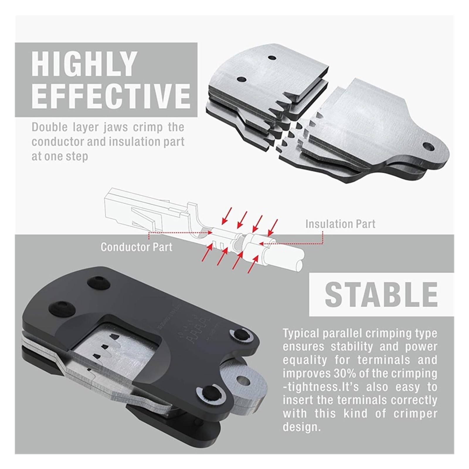 Zestaw Narzędzi Do Zaciskania Szczypiec Ze Złączami JST-XH 2,54 Mm Zaciski Elektryczne Precyzyjne Zaciskanie(IWS-3220 460PCS 2.0)