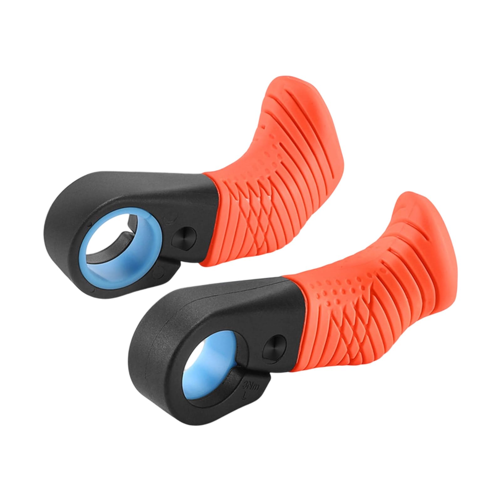 Tsophreniq Bicycles Handlebars End Ergonomically Shape Cycling Thumb Grips Universals Bikes Handle Accessorie Ergonomic Mountain Bikes Hand Rests