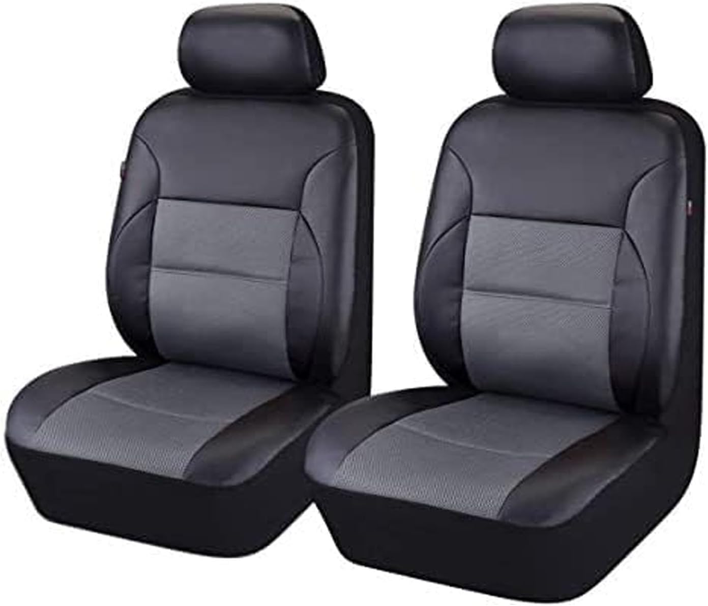 LVTFCO Auto Pelle Set Coprisedili per Dacia Duster 2018-2023, Impermeabile Antiscivolo Fodere Sedili Auto Pelle su Misura Copri-Sedile Anteriori Posteriori Accessori,Black