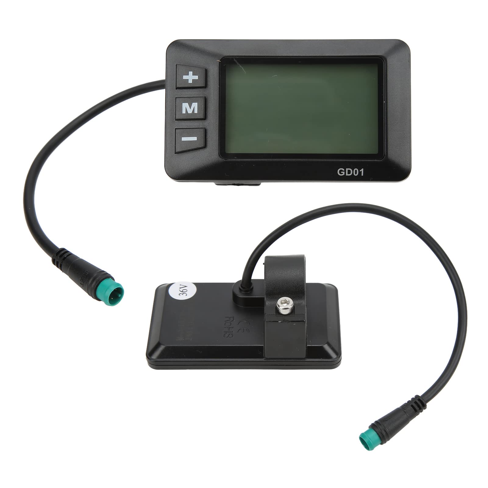 36V 48V LCD GD01 Display, 22.2mm Handlebar, Plug, Electric Accessories with Application for JN Controller