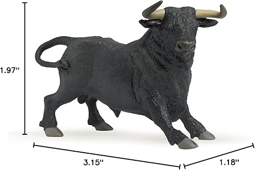 Miniatura 11 de Papo -Pintado a mano - Figurine -Farmyard Friends -Toro andaluz -51050 - Coleccionable - Para niños - Adecuado para niños y niñas - A partir de 3