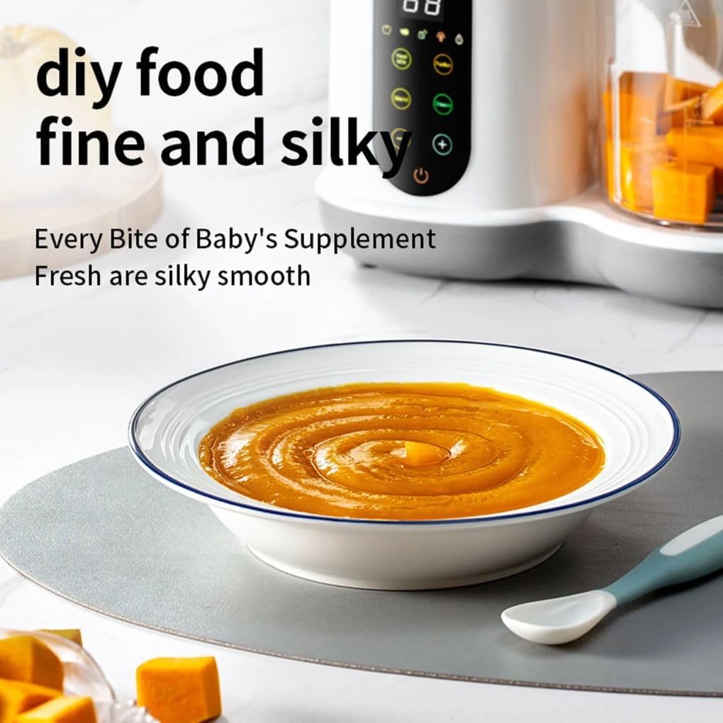 Baby Food Maker | All-in-One Baby Food Processor, Steamer, Blender & Grinder | Auto Cooking, Puree Maker & Sterilizer for Healthy Homemade Baby Meals