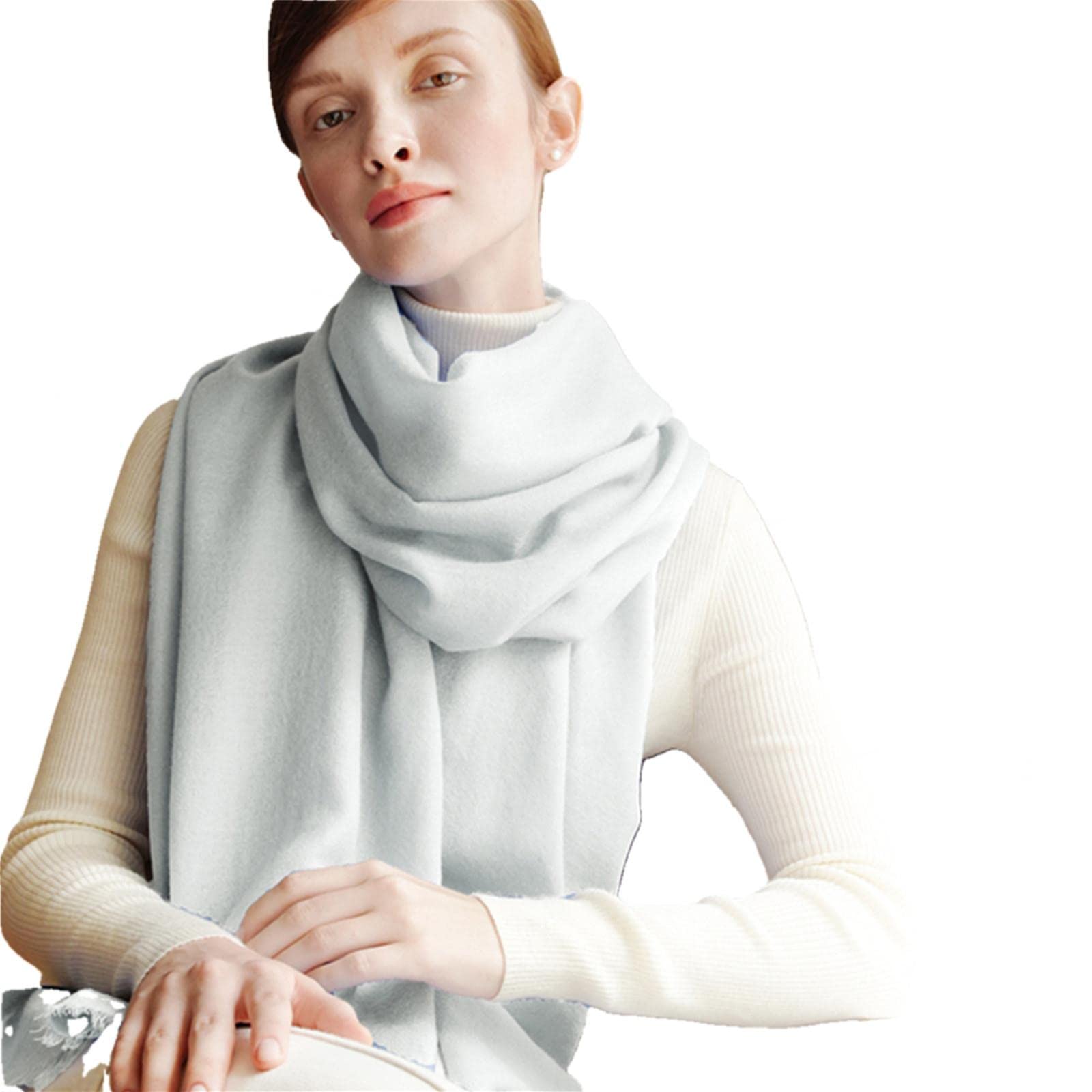 UKKO Sciarpa Sciarpe Lunghe Invernali delle Donne per Sciarpe di Poncho di Moda Warp