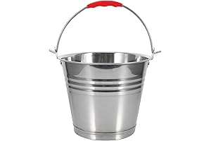 FRCOLOR 1.32 Gallon Stainless Steel Bucket: Versatile and Durable