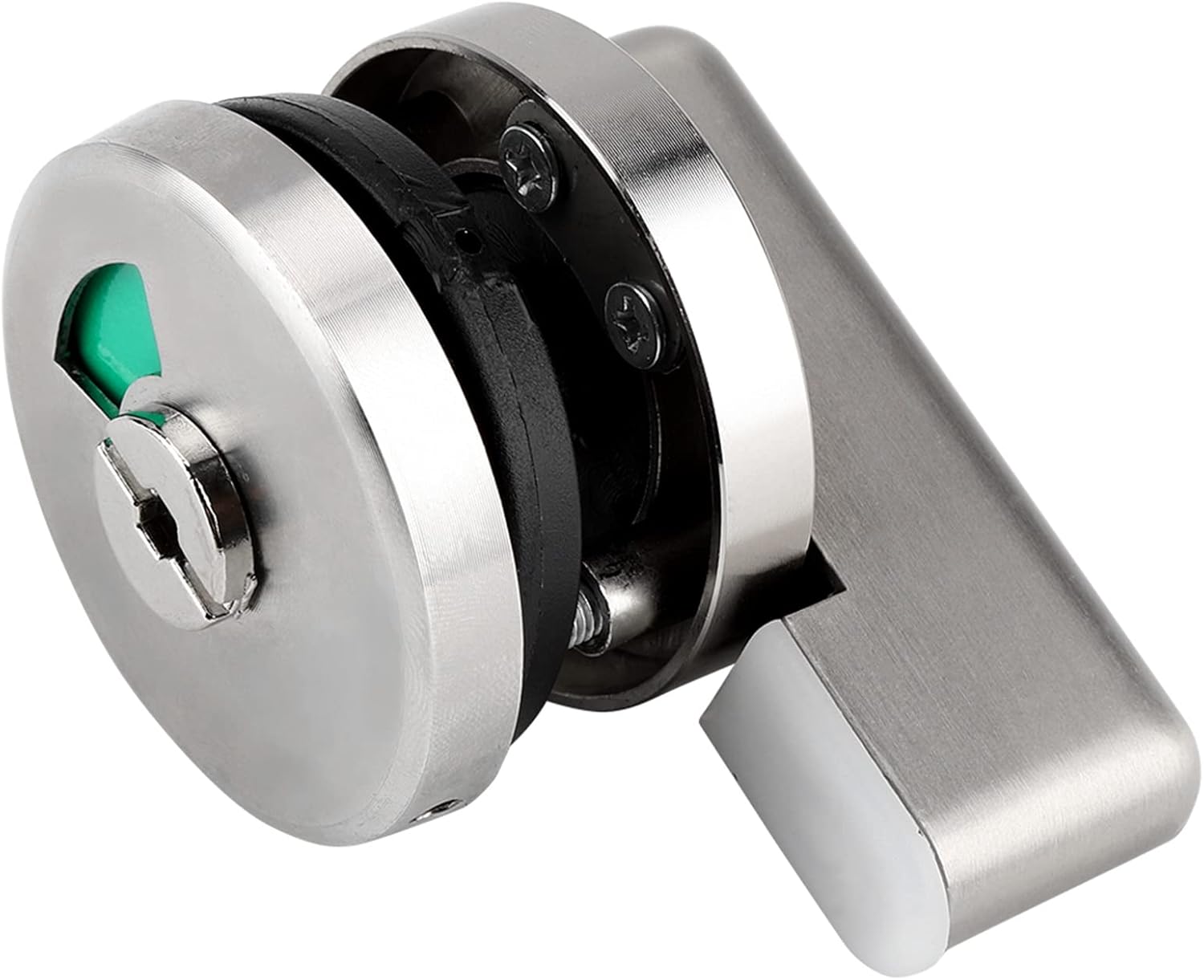 Compliant Indicator Lock Indicator Door Lock, Zinc Alloy Rotating Door Bolt with Vacant Engaged Indicating for Public Toilet Restroom Bathroom Dressing Room