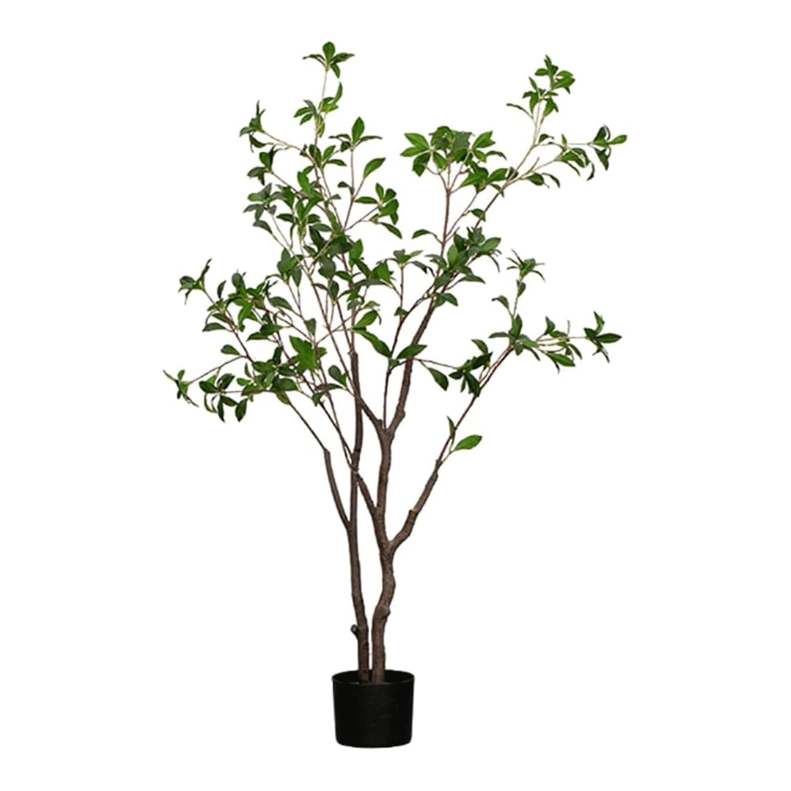HCZKIUJY 47 In Tall Artificial Trees Floor Standing Artificial Plants Pot Decorative Fake Tree Lush Faux Plant for Indoor Outdoor