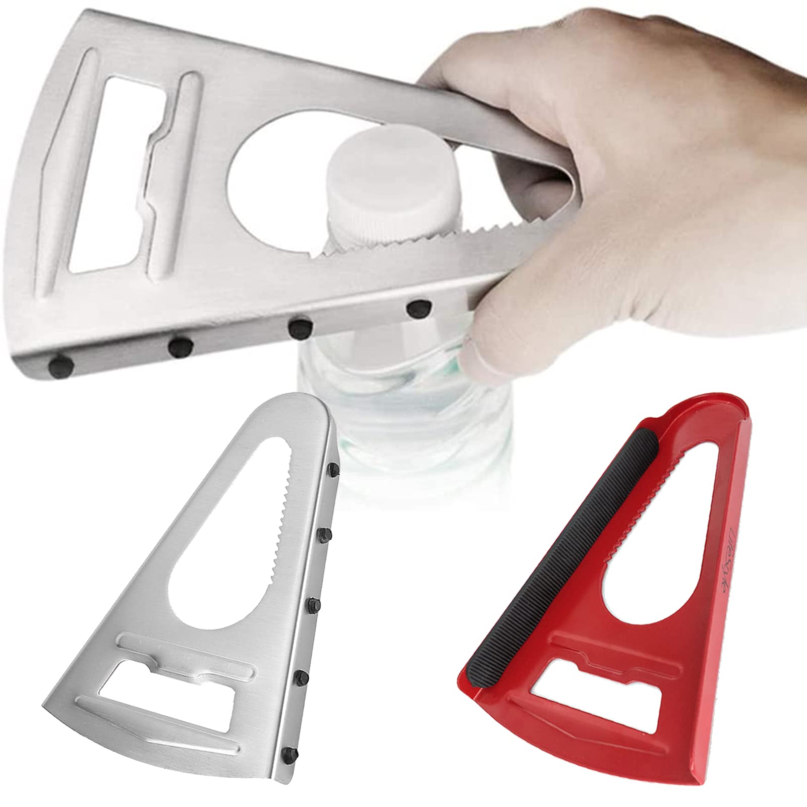 Apribarattoli Universale Apriscatole Portatile 2 Pezzi Con Labbro In Gomma