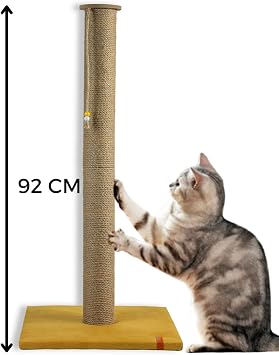 Pugalo 90 CM Big Cat Scratching board Pugalo Catnip Long Scratching board Yellow