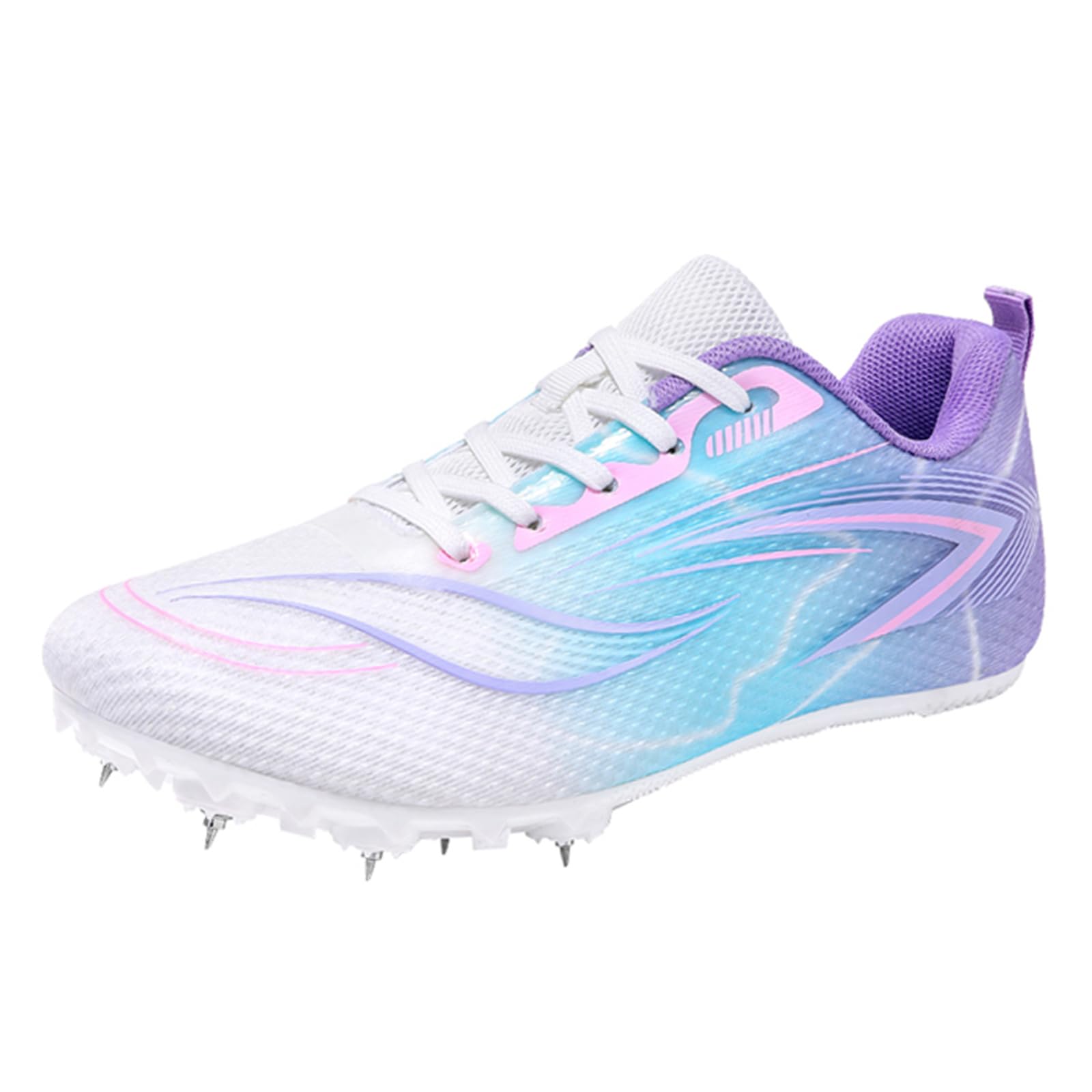 Chaussures Athlétisme pour Femmes Garçons Et Filles Baskets De Course De Saut De Sprint Respirantes