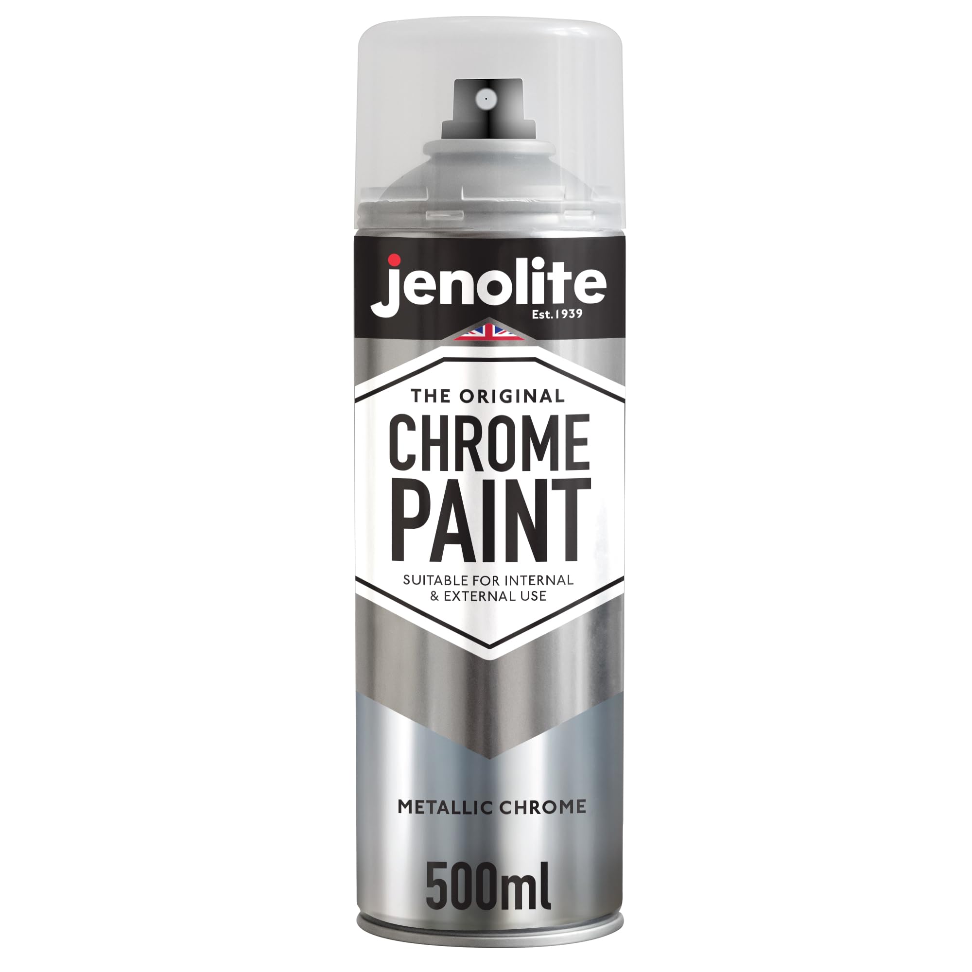 JENOLITE Chrome Paint Aerosol, Corrosion & UV Resistant 1x16.9oz