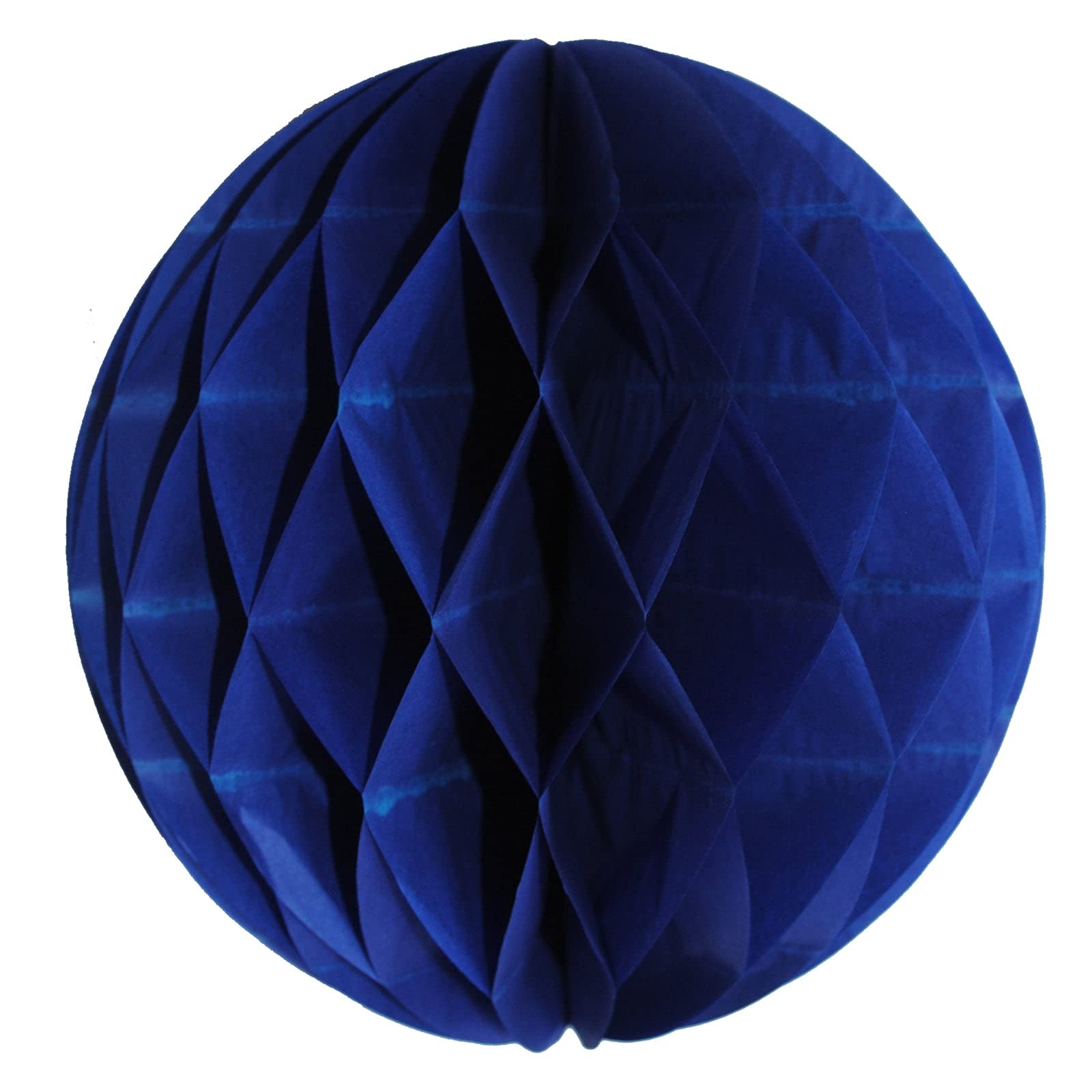 Pack of 5 Paper Honeycomb Balls [Dark Blue, 15cm / 6"]
