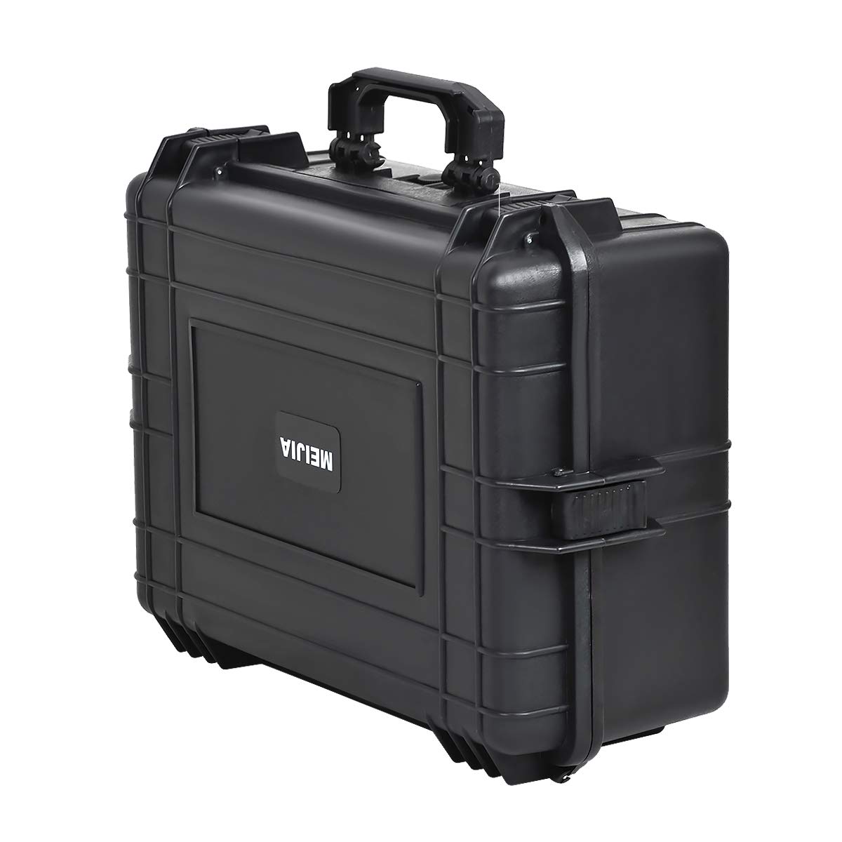 MEIJIA Wasserdichter Hartschalen-Kamerakoffer IP67 Zertifiziert - Verstellbar anpassbare Schaumstoff-Innenlage,ideal für Drohnen, Kamera, Ausrüstung, Pistolen, 56,9x42,5x21,6 cm，Schwarz