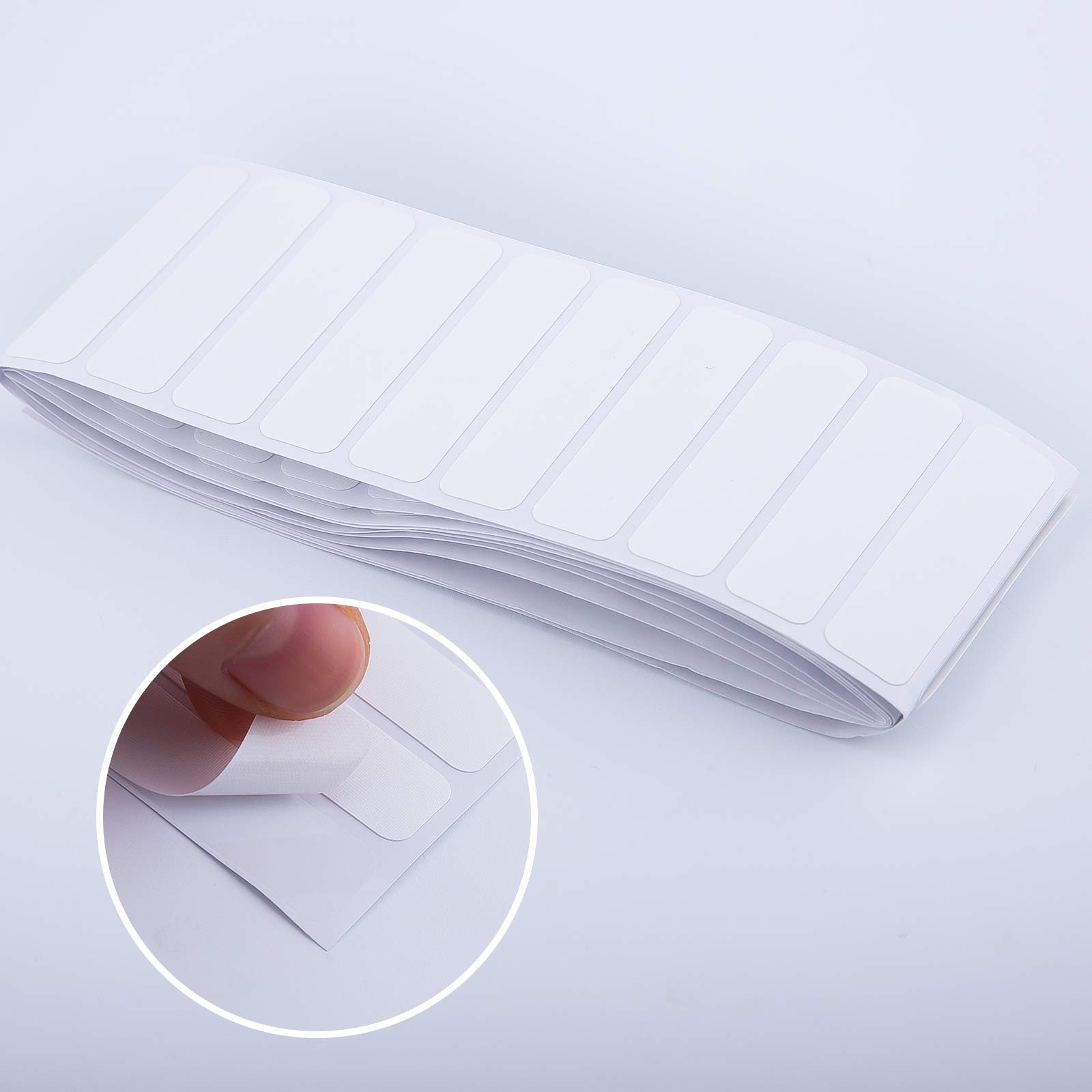 LUTER 100 Pieces Blank Iron-on Labels for Clothing, Writable Iron-on  Clothing Tags, Personalised Iron-on Labels for Garment Uniform  Embellishments ...