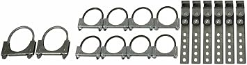 Truck Exhaust Kits 2.5 Dual Exhaust Kit with Flowmaster Flow FX Stainless Muffler Rear Exit Fits Tundra 09-21