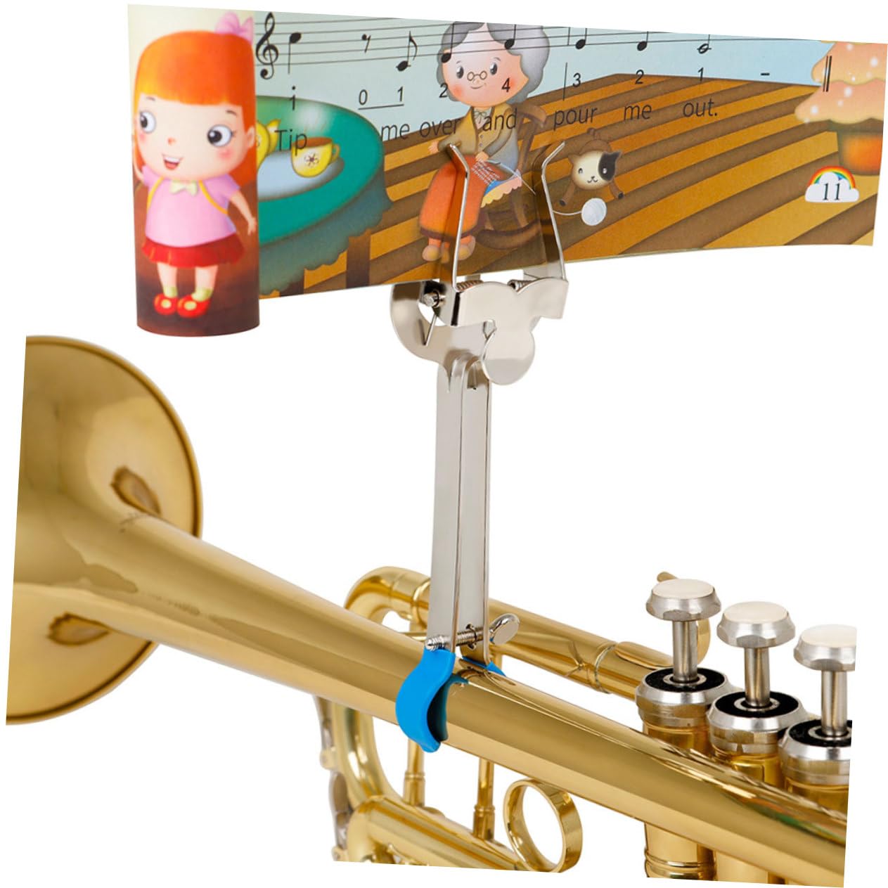 Totority Trusted Music Score Stand Craftsmanship Compact for Easy Carrying Sheet Music Stand for Keyboard