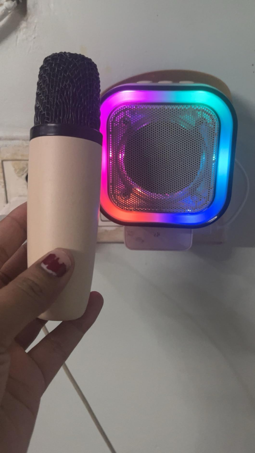 INDIA'S NO.1 Mini Karaoke bluetooth speaker with wireless mic for ...