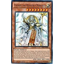 YU-GI-OH! - Ehther The Heavenly Monarch SR01-EN000 - Structure Deck Emperor of Darkness - Edition - Ultra Rare
