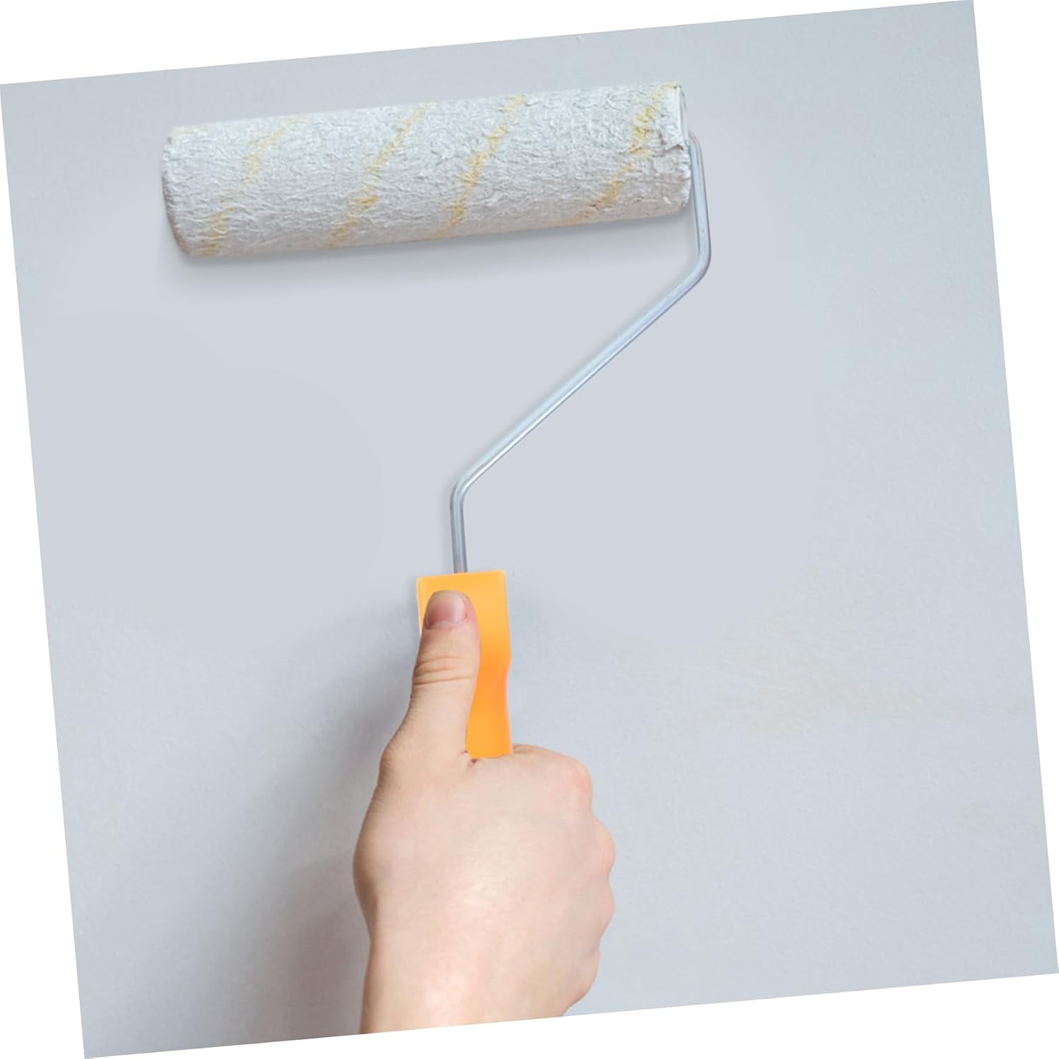 NUOBESTY 3pcs Paint Roller Holder Non-Slip Grip Paint Roller Frame Handle Suitable for House Painting and