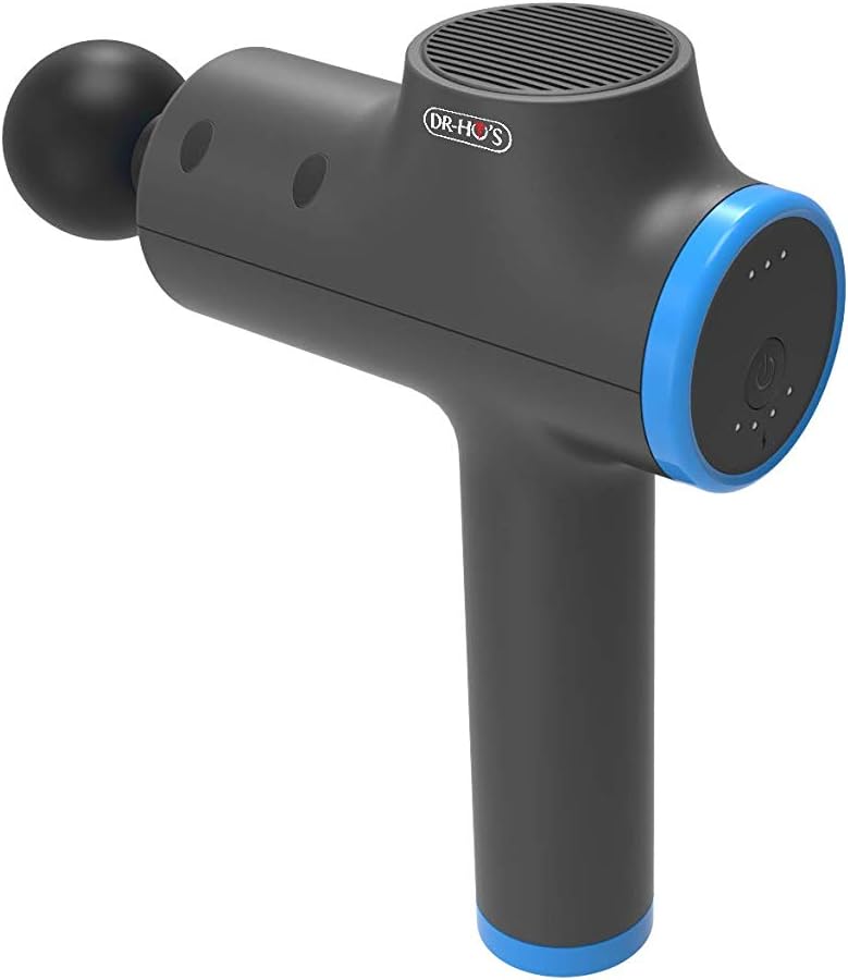 DR-HO’S Percussion Massage Gun – Cordless and Handheld Deep Tissue Massager Gun with 4 Different Attachments, Adjustable Speed Settings, and Rechargeable Battery for Muscle Recovery and Pain DR-HO’S Percussion Massage Gun – Cordless and Handheld Deep Tissue Massager Gun with 4 Different Attachments, Adjustable Speed Settings, and Rechargeable Battery for Muscle Recovery and Pain