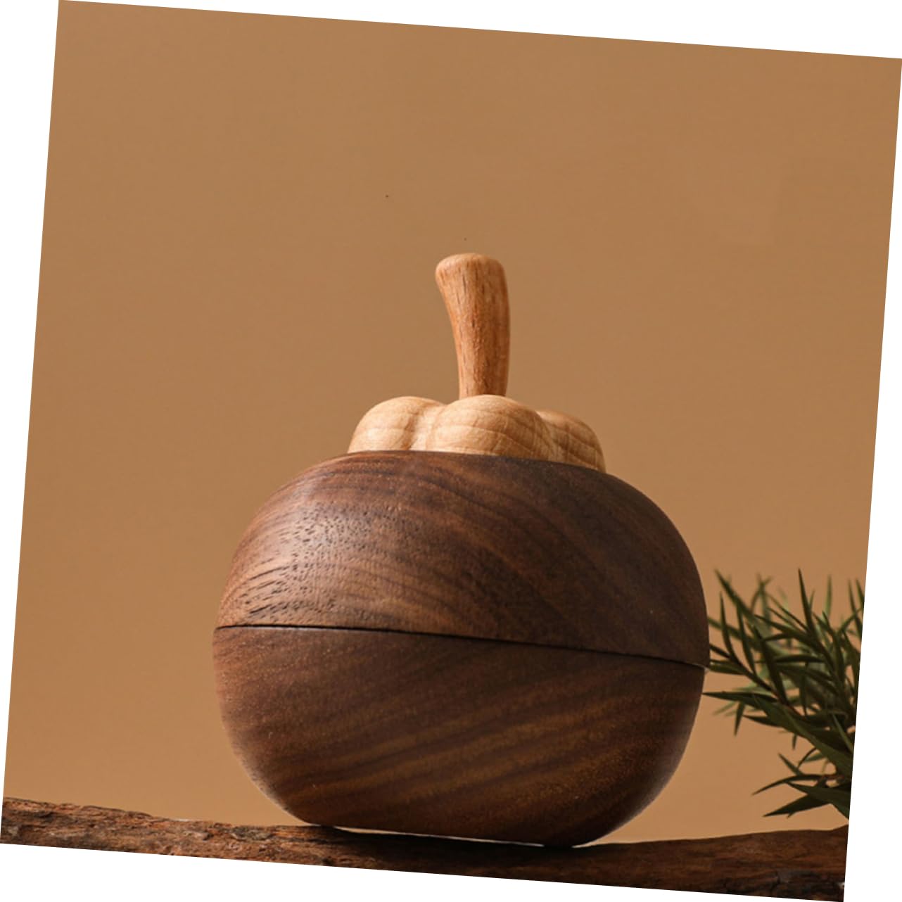 3pezzi Diffusore Legno Forma Di Mangostano Per Oli Essenziali Decorativo e Pratico Adatto Per Casa Ufficio e Auto Diffusione Di Fragranze Per Atmosfera Piacevole
