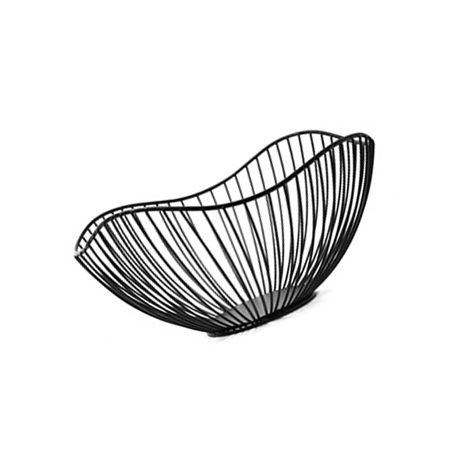 MICFENY Fruit Storage Basket Metal Wire Snacks and Bread Storage Bowl Serving for Dining Table Living Room Decoration
