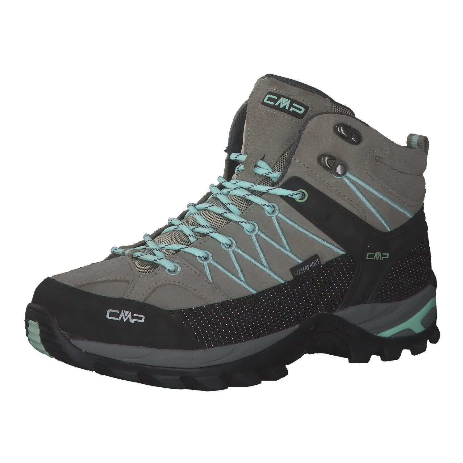 CMP Women's RIGEL MID WMN TREKKING SHOES WP, Sand-Mauve, 8 UK