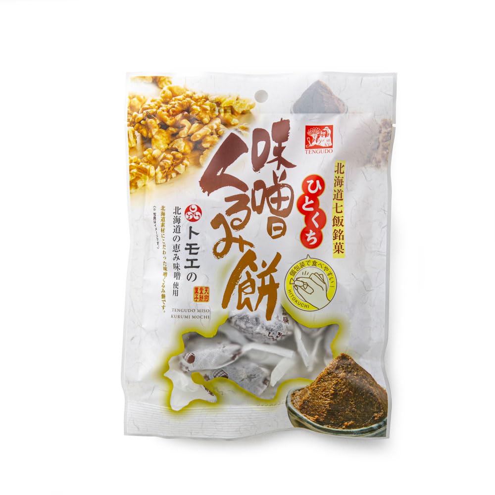 Amazon | 天狗堂宝船 ひとくち味噌くるみ餅 110g 12袋 | 天狗堂宝船