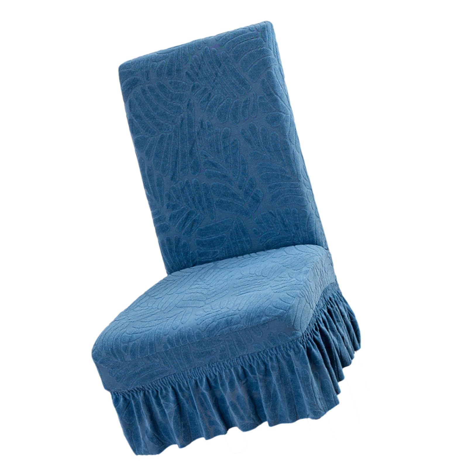 Buxuaaaa Elastics Waterproofs Dining Chair Cover Stretch to Most Chairs Spill Resistant Jacquards Fleece Slipcovers for Hotel Use Waterproofs Seat Cover