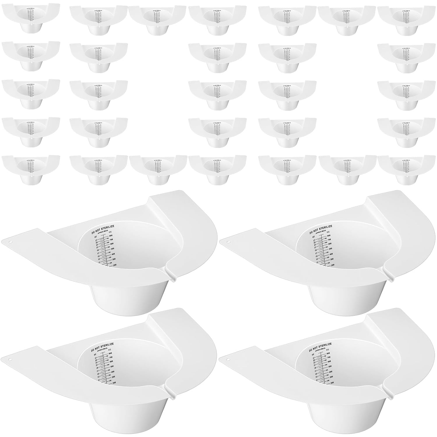 TrelaCo 100 Pcs Urine Hat Collection Kit 27oz/800cc