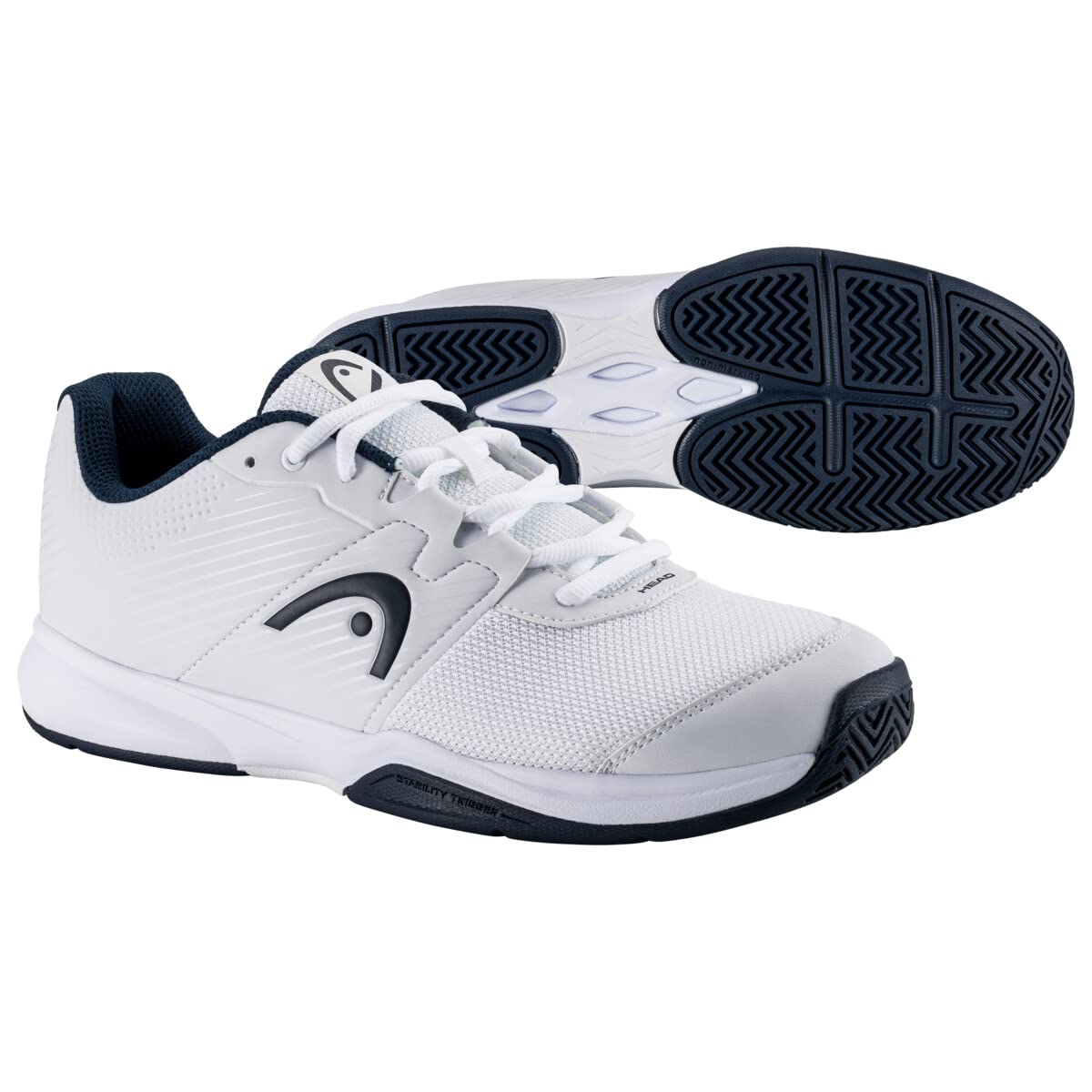 Head Head Revolt Court Men Tennis Shoe, White/Blueberry ZapatillasHombre