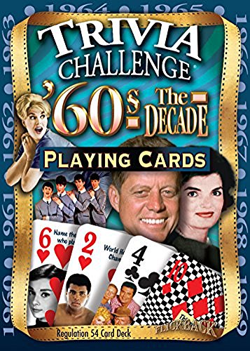 Flickback 1960's Decade Trivia Playing Cards miniatura 3