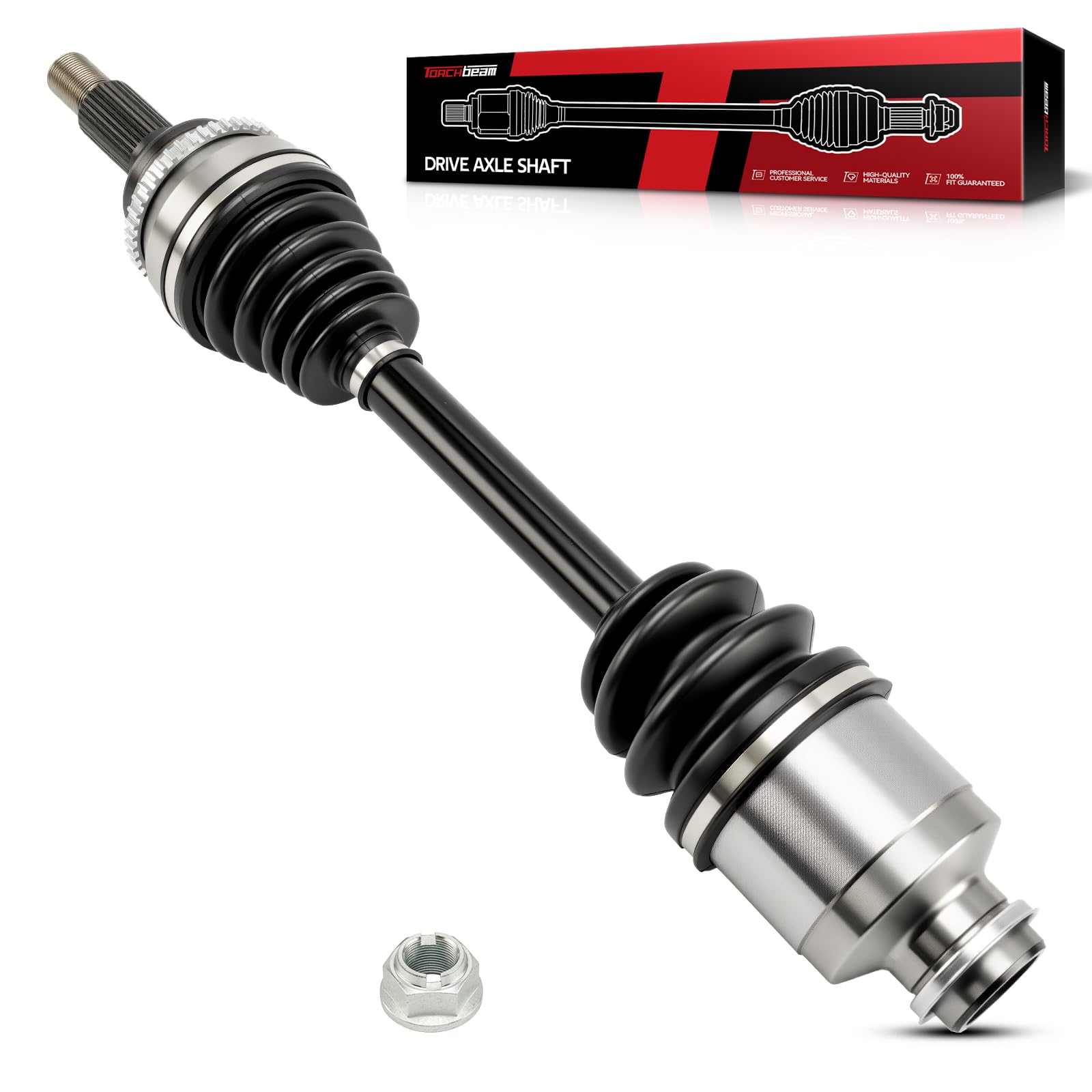 Torchbeam CV Axle Shaft Assembly Compatible with 2007-2013 Ford Edge, 2007-2013 Lincoln MKX, 2007-2011 Mazda CX-7, 2007-2008 Mazda CX-9, Front Right CV Axle 66-2189HD