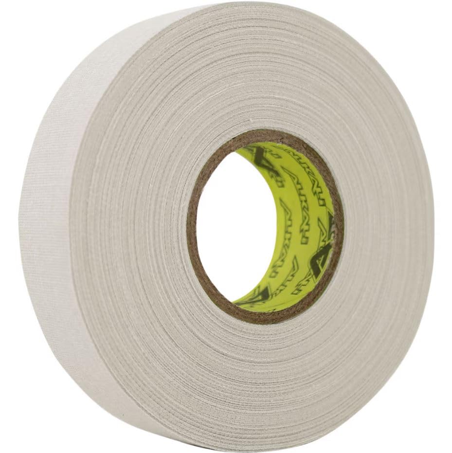 Alkali Cloth Hockey Tape - White, 1 Inch x 33 Yards, High-Durability Stick & Blade Tape, Made in USA