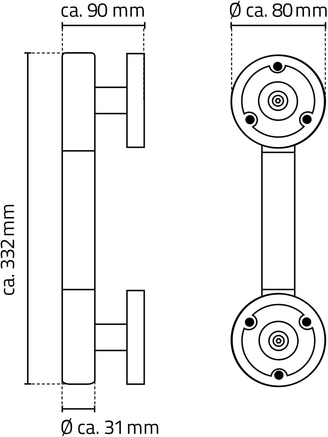 Maximum load capacity icon showing 110 kg and 242 lbs